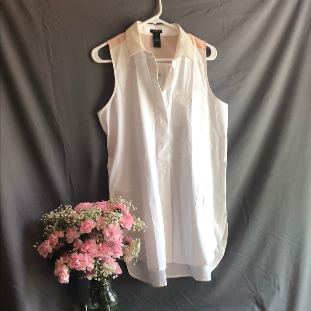 NWT Ann Taylor tunic style button up